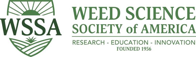Highly informative image showcasing the Weed Science Society of America logo, emphasizing research, education, and innovation in weed science.